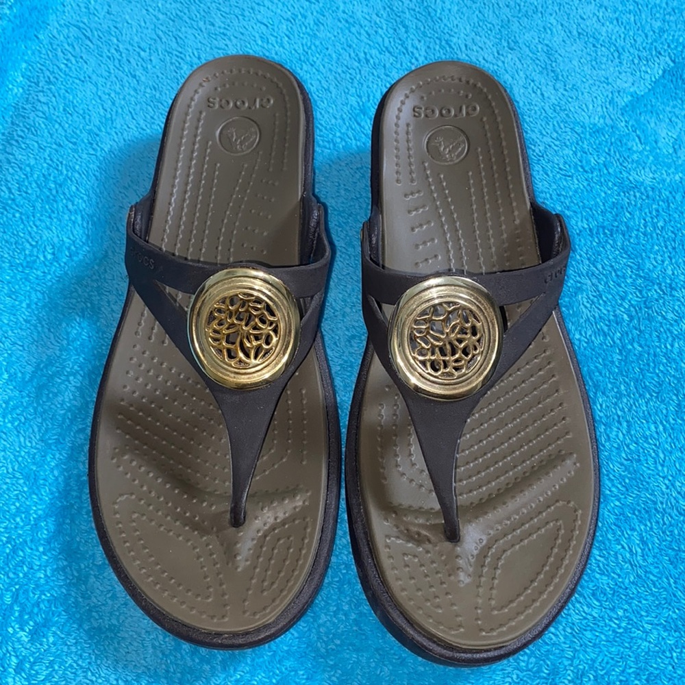 Croc sandals